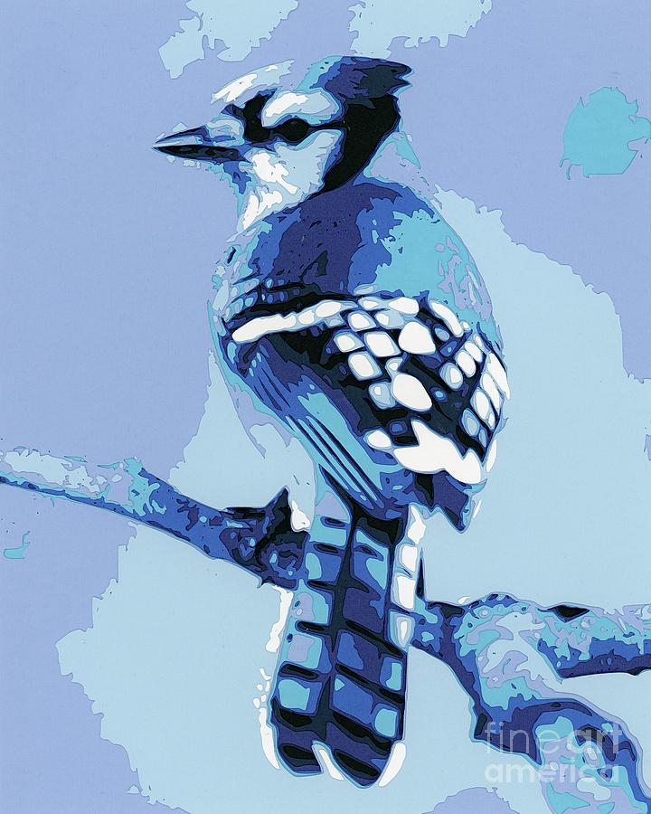 Happy Holidays Blue Jay T-Shirt by College Mascot Designs - Fine Art America