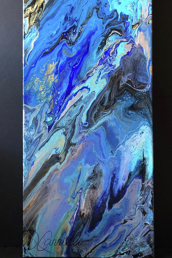 Blue Jazz Painting by Donna Carrillo