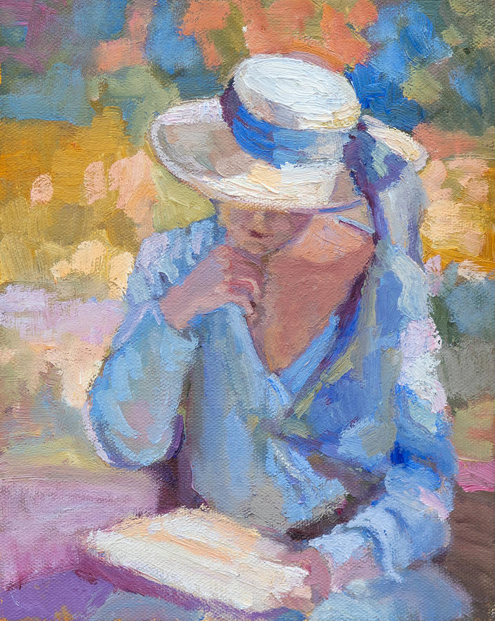 Blue Jenny Painting