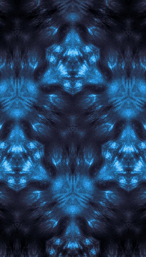 Blue Kaleidoscope Digital Art by Jeremy Lyman