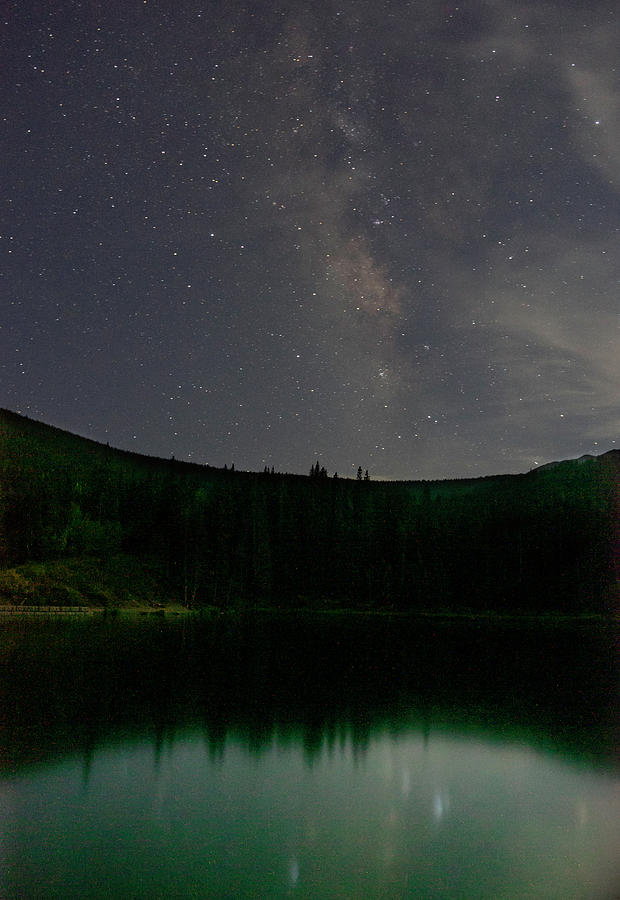 Mountain Photograph - Blue Lake Milky Way One by Joshua House