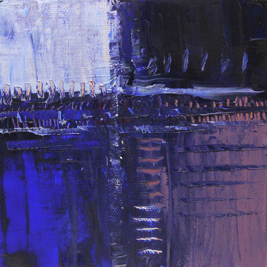 Blue Light Painting by Nancy Merkle