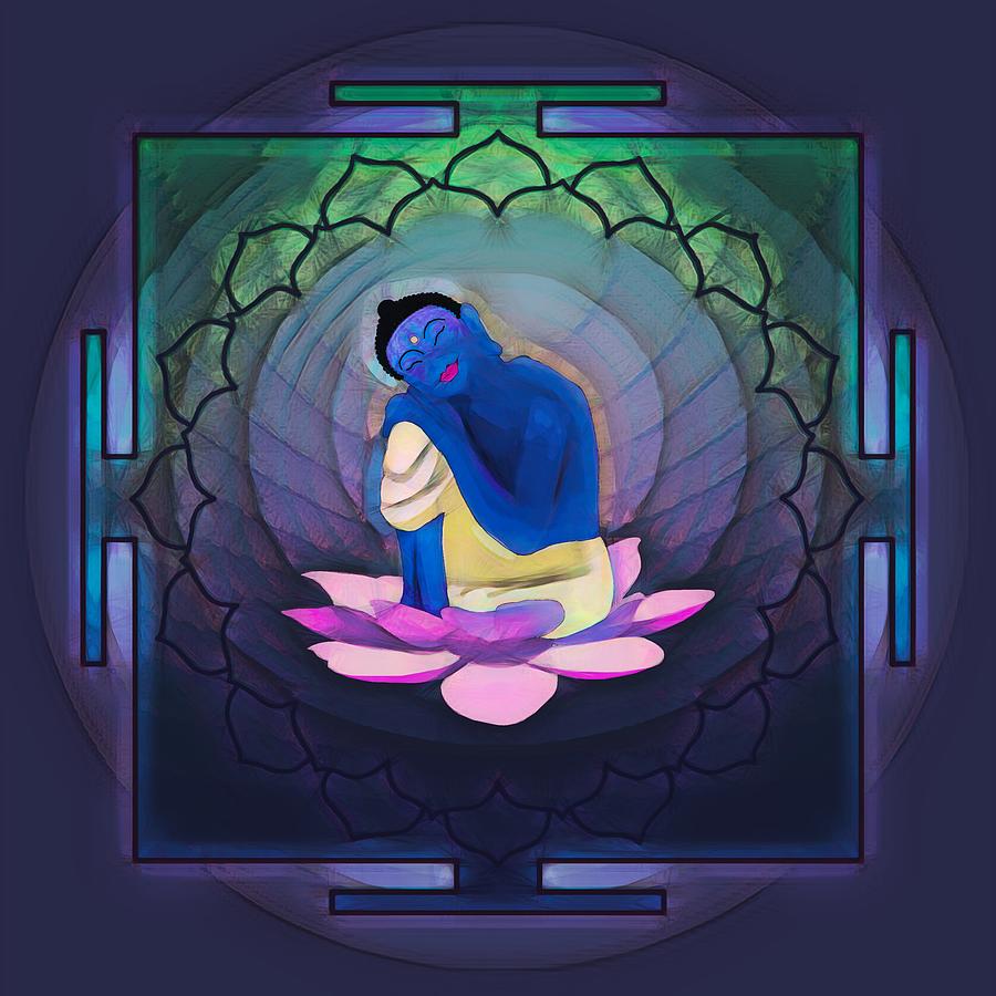 Dreaming Blue Medicine Buddha Photograph by Iina Van Lawick