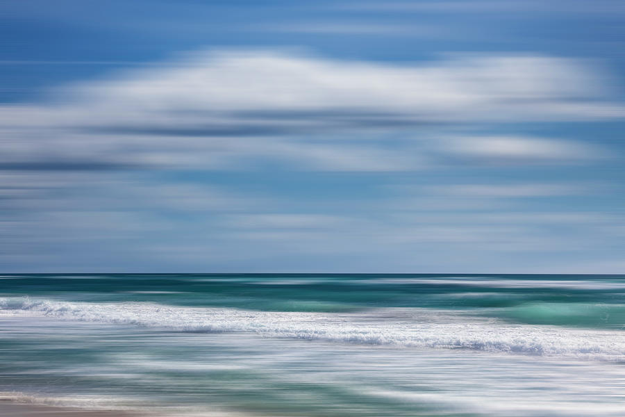 Blue Meets Turquoise Dreamscape Photograph by Debra and Dave Vanderlaan