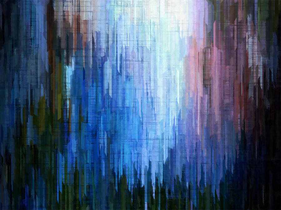 Blue Mesa 2 Digital Art by David Hansen