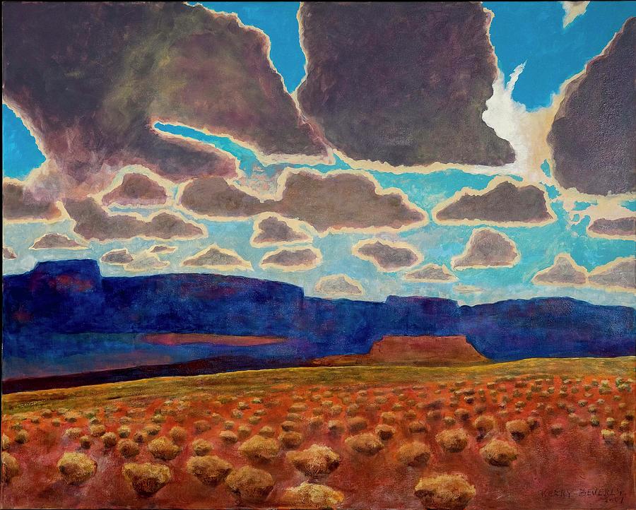 Blue Mesa Painting by Kerry Beverly