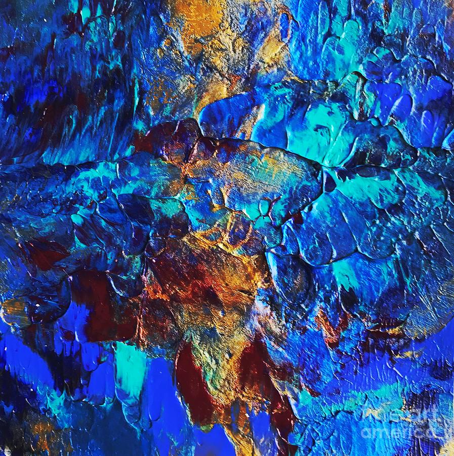 Blue Painting by Michelle Kennedy