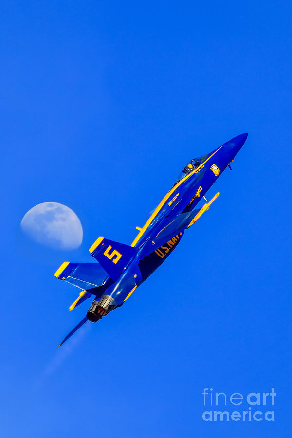 Blue Moon - The United States Navy Blue Angels Photograph by Sam Antonio