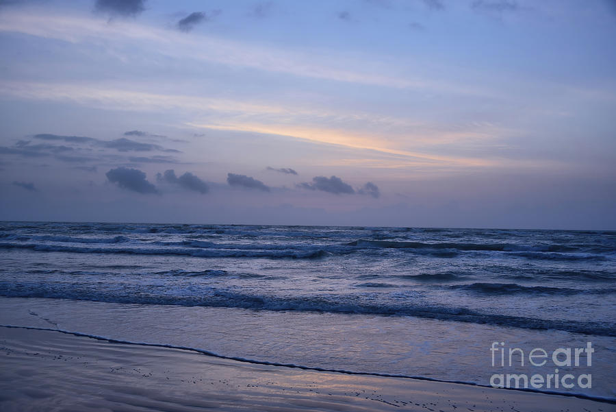 Blue Morning at the Beach Photograph by Andrea Anderegg