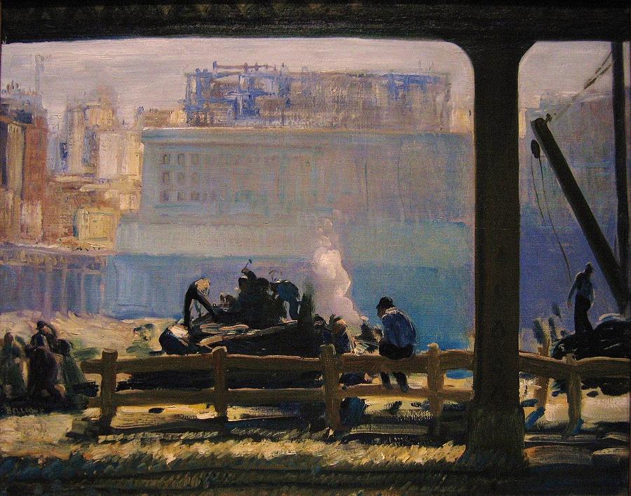 George Wesley Bellows Painting - Blue Morning #6 by George Bellows