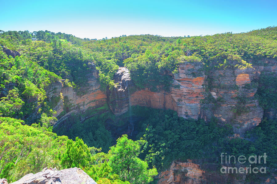 Blue Mountains Wentworth Falls Photograph by Benny Marty