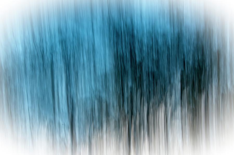 Abstract Photograph - Blue Mystery by Carolyn Marshall