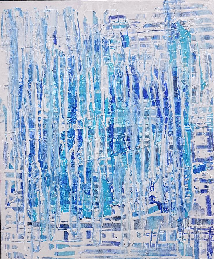 Blue n White Painting by Andy Thompson Blue n White Painting by Andy Thompson