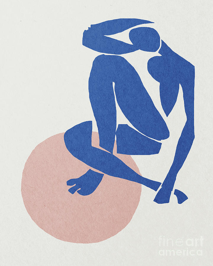 Smelten Voordracht doe niet Blue nude, Henri Matisse, Abstract art Digital Art by Julia July - Fine Art  America