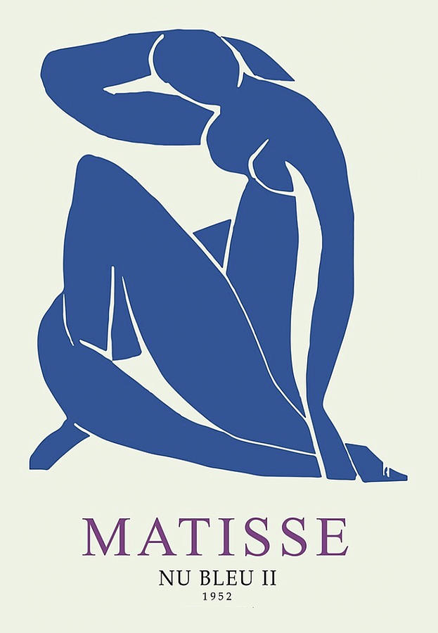 Blue Nude Ii Painting By Henri Matisse Fine Art America