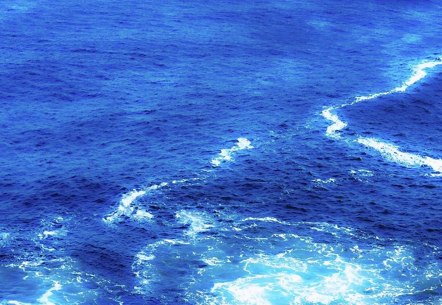 Blue Ocean Abstract Digital Art by Lorraine Palumbo