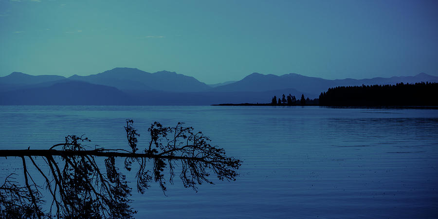 Blue On The Lake Photograph by Yeates Photography