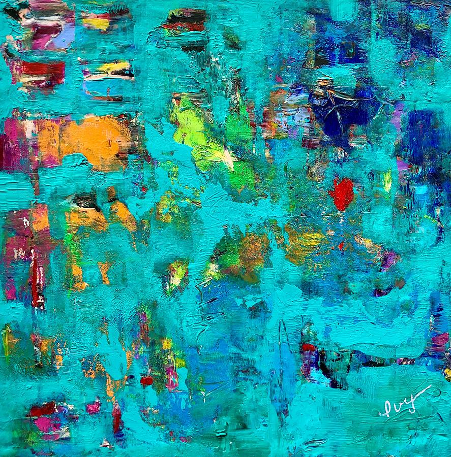 Blue Optimism Painting by Ivy Stevens-Gupta | Fine Art America