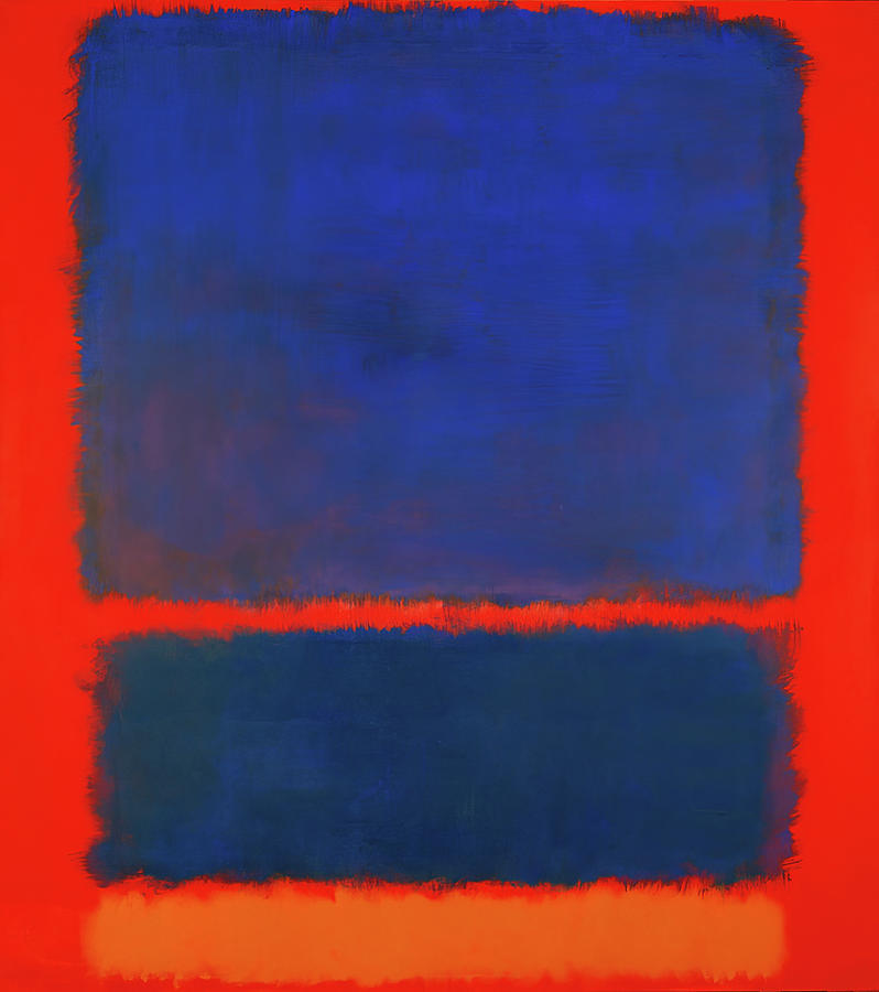 blue orange red - Mark Rothko Painting by Mark Rothko - Fine Art America