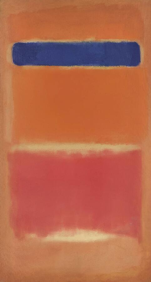 Blue Over Red - 1953 - Mark Rothko Painting by Mark Rothko - Fine Art ...