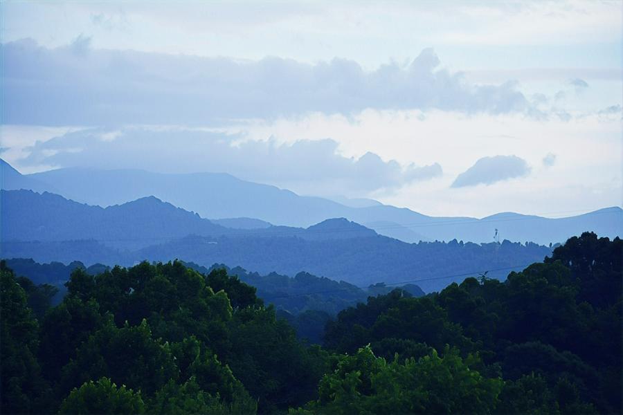 Blue Over The Blue Ridge Photograph by Lauren Sage Blue Over The Blue Ridge Photograph by Lauren Sage