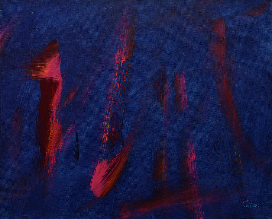 Blue Passion Painting by Joe Loffredo