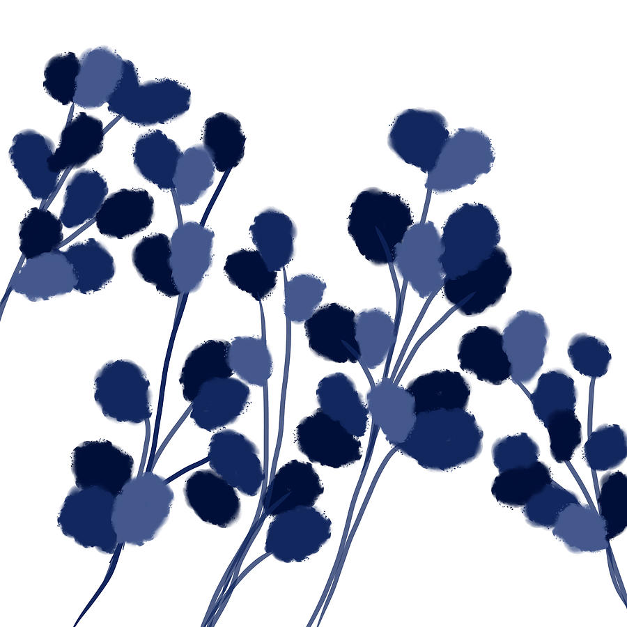 Blue plant Digital Art by Faa shie