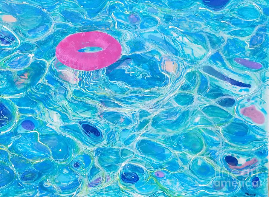 Blue Pool Painting by Joe Roache