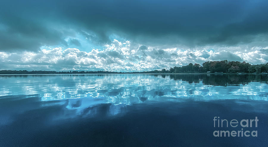 Blue Reflection Photograph by Ksenia VanderHoff