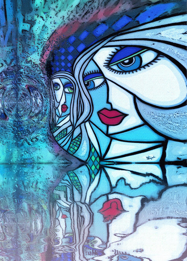 Blue Reflections Digital Art by Diana Rajala