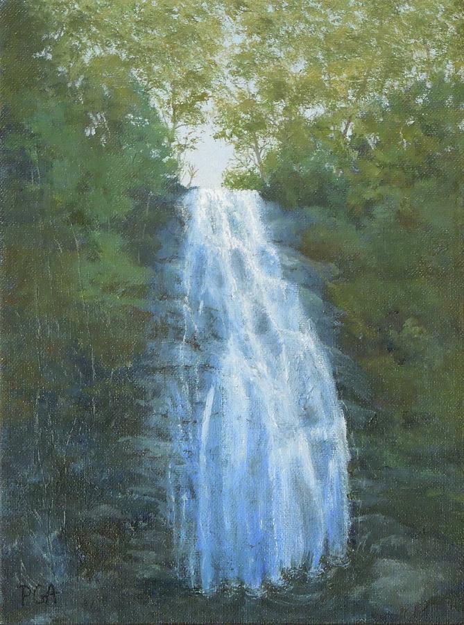 Blue Ride Falls Painting by Phyllis Andrews