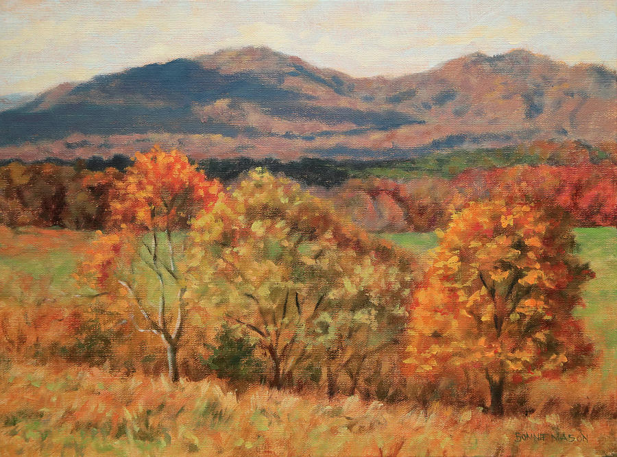 Blue Ridge Autumn Painting by Bonnie Mason