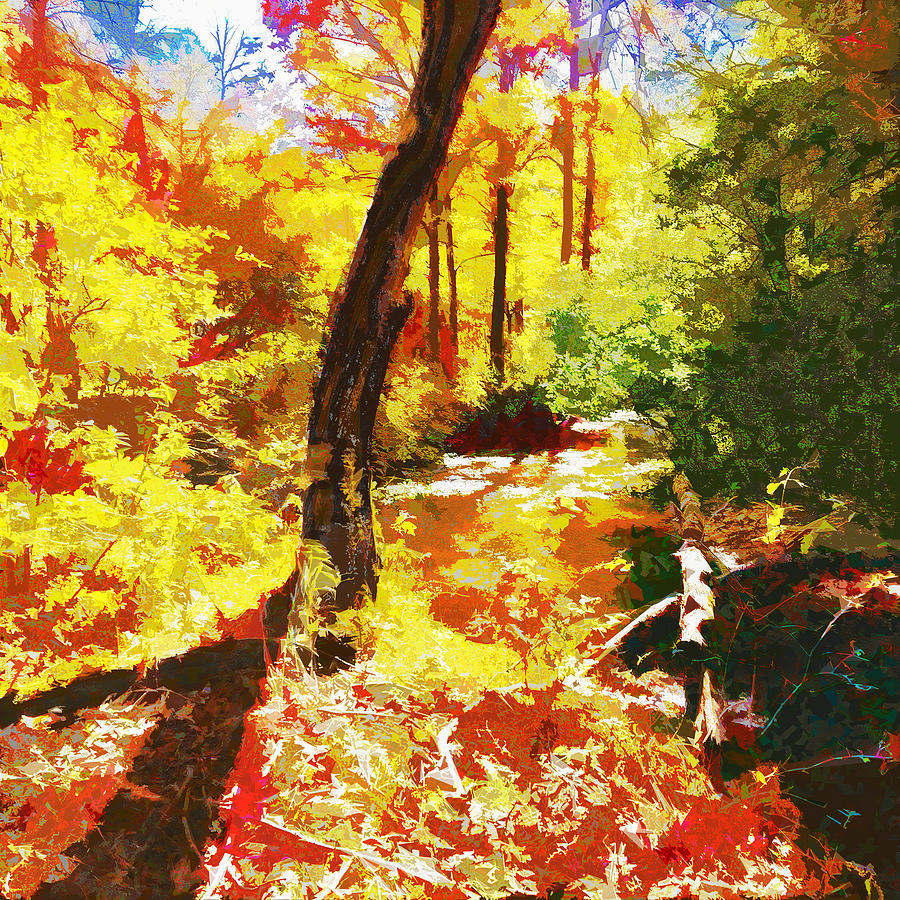 Blue Ridge Autumn Digital Art by Rod Whyte