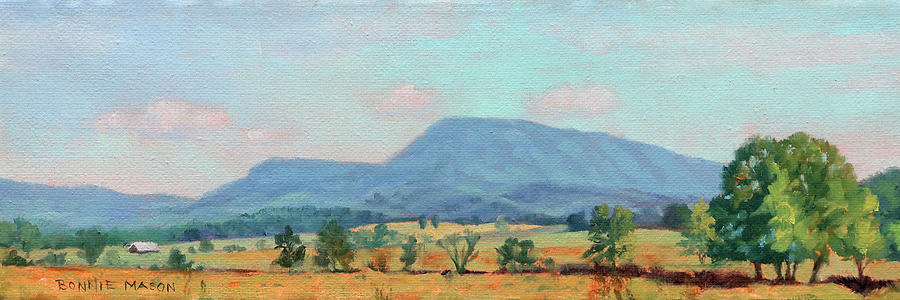 Blue Ridge Beauty -Rockbridge County Mountains Painting by Bonnie Mason