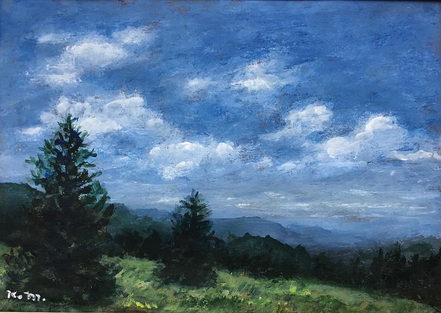 Blue Ridge Morning # 1 Painting by Kathleen McDermott