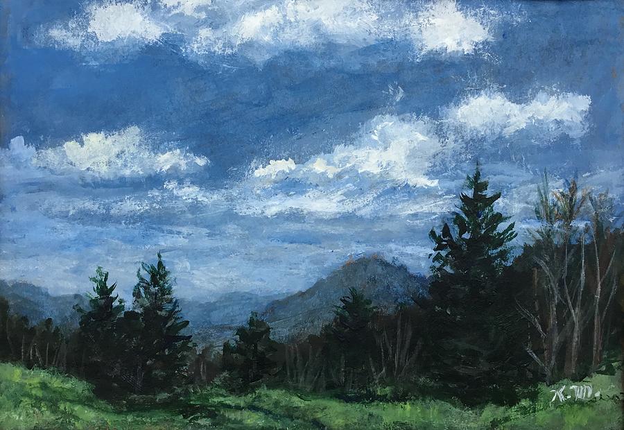 Blue Ridge Morning # 2 Painting by Kathleen McDermott