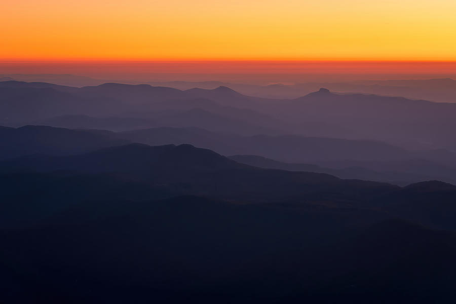 Blue Ridge Mountain Morning Ridges Photograph by Serge Skiba