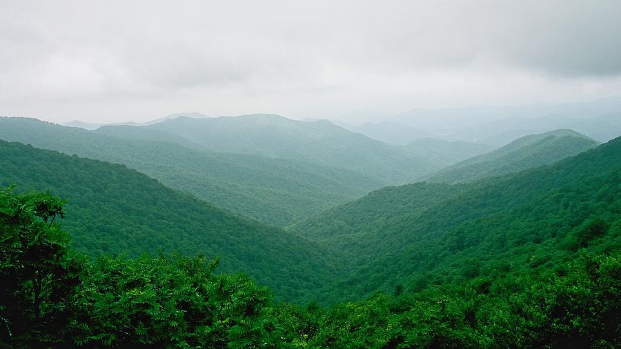 Blue Ridge Mountains and Valleys Photograph by Paul Rebmann