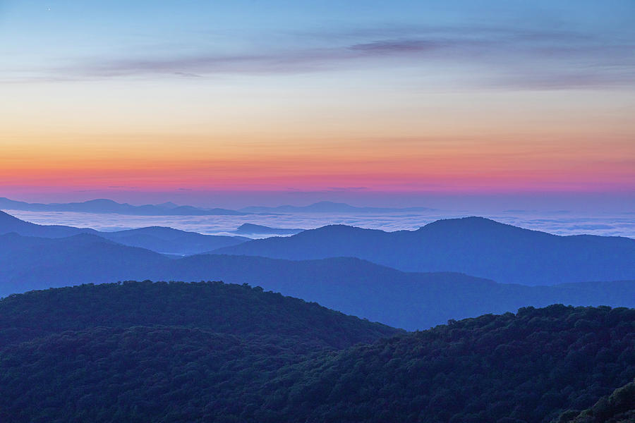 Blue Ridge Mountains Dawn II Photograph