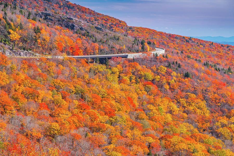 Blue Ridge Parkway Fall Colors Photograph by Marc Crumpler Fine Art