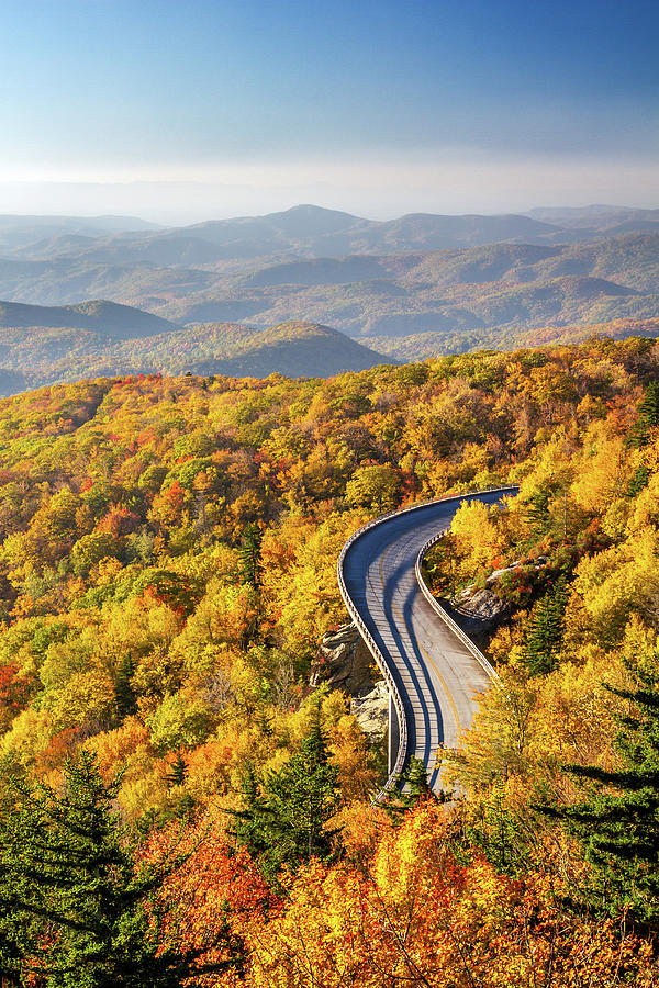 Blue Ridge Parkway in Autumn Photograph by Pierre Leclerc Photography
