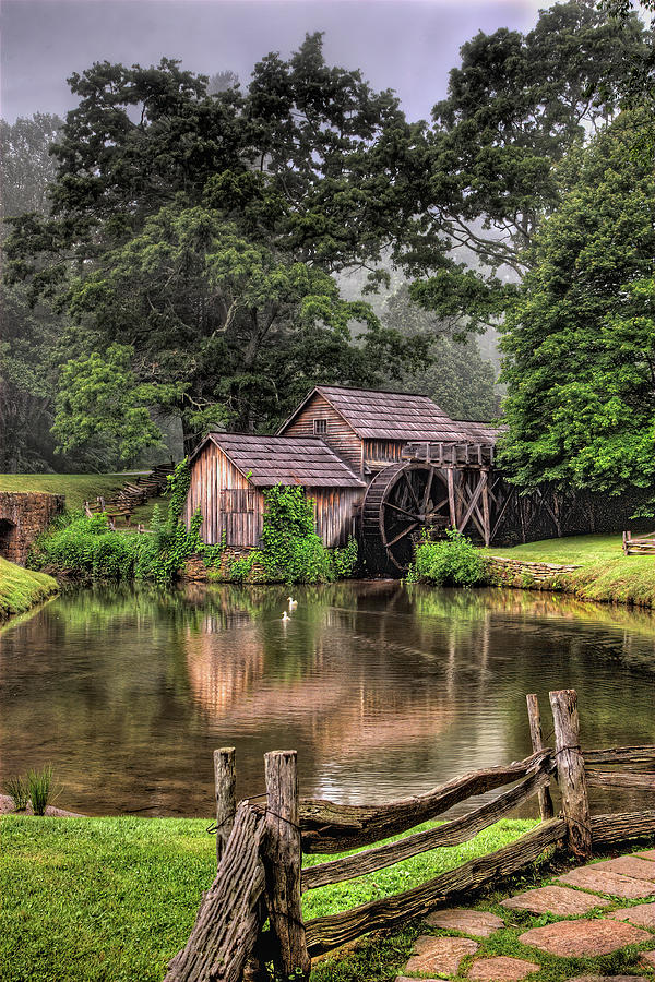 Blue Ridge Parkway Mabry Mill 2 Photograph by Dan Carmichael