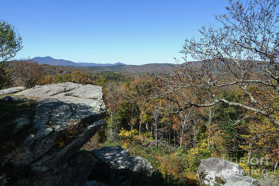 Blue Ridge Parkway Milepost 2895 Raven Rocks Overlook Photograph By