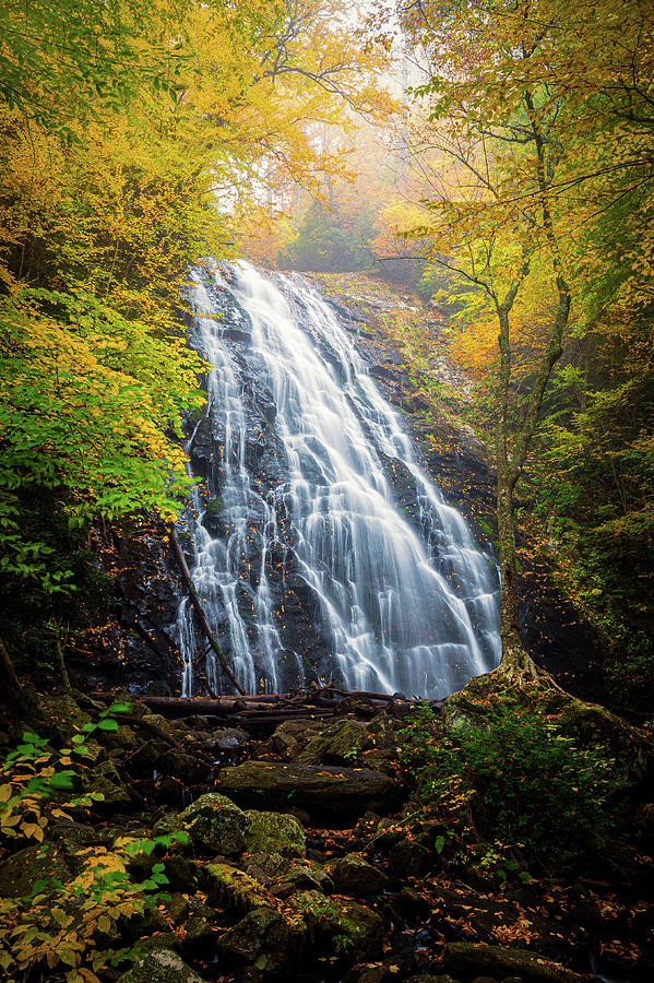 Blue Ridge Parkway North Carolina Crabtree Autumn Falls Photograph By 