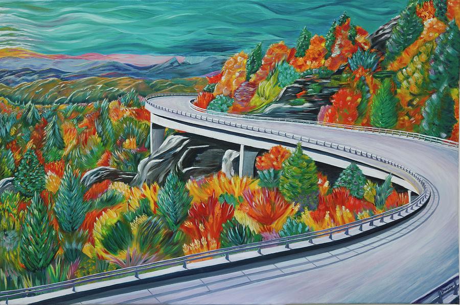 Blue Ridge Parkway Viaduct Painting by Dorsey Northrup