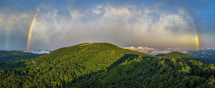 Blue Ridge Rainbow Photograph by Carl Amoth