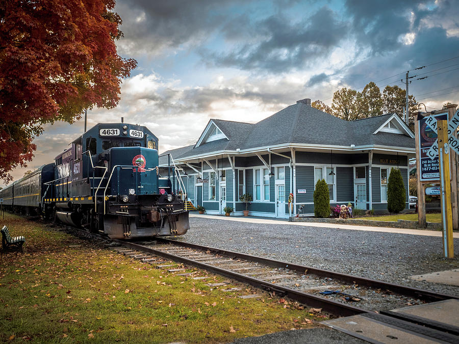 Blue Ridge Scenic Railway  Depot Photograph by James C Richardson