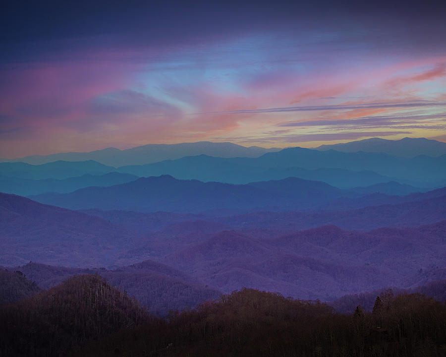 Blue Ridge Sunset Photograph by Nick Noble