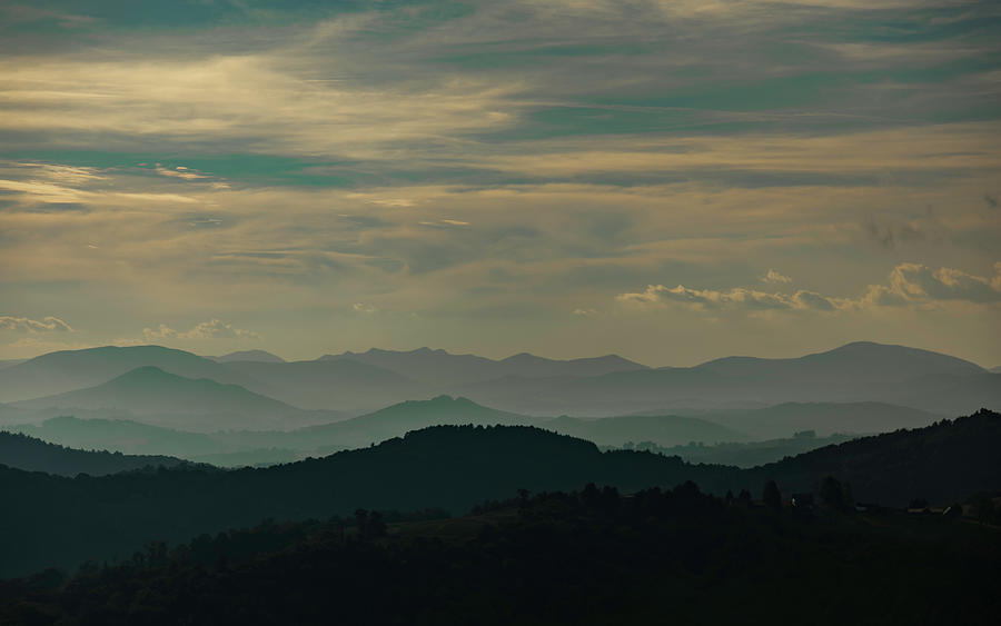 Blue Ridges of North Carolina Photograph by Kevin Senter