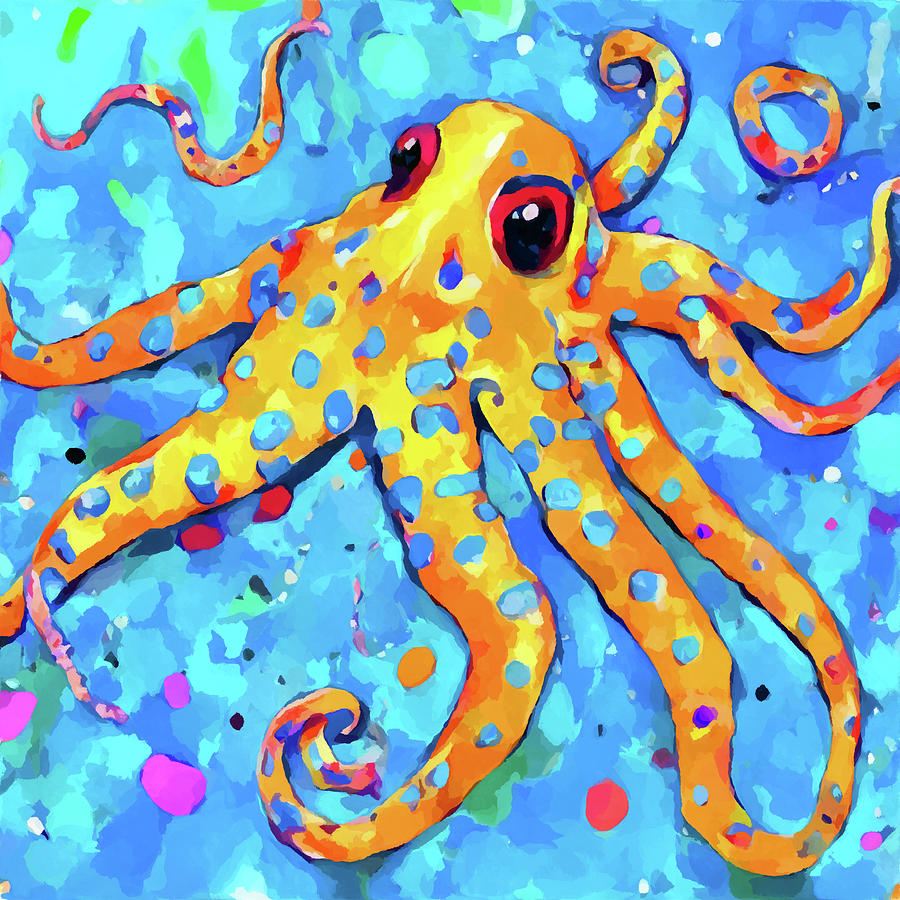 Blue-ringed Octopus 2 Painting by Chris Butler - Fine Art America